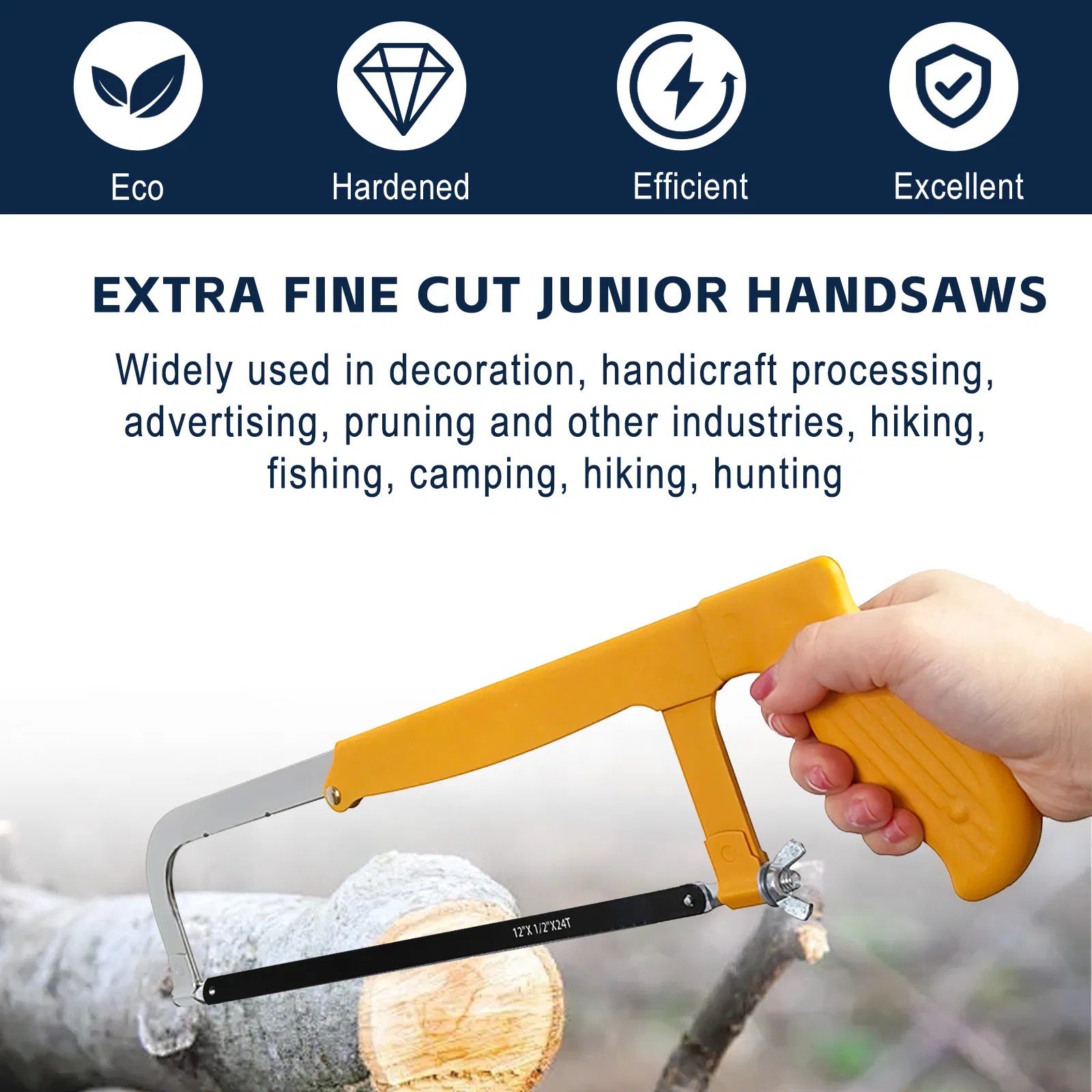 Ручная пила по дереву со стальным лезвием