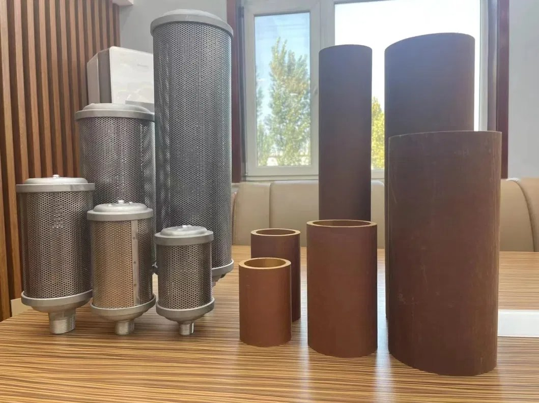 Глушитель выхлопа паровой алюминиевый с фильтром