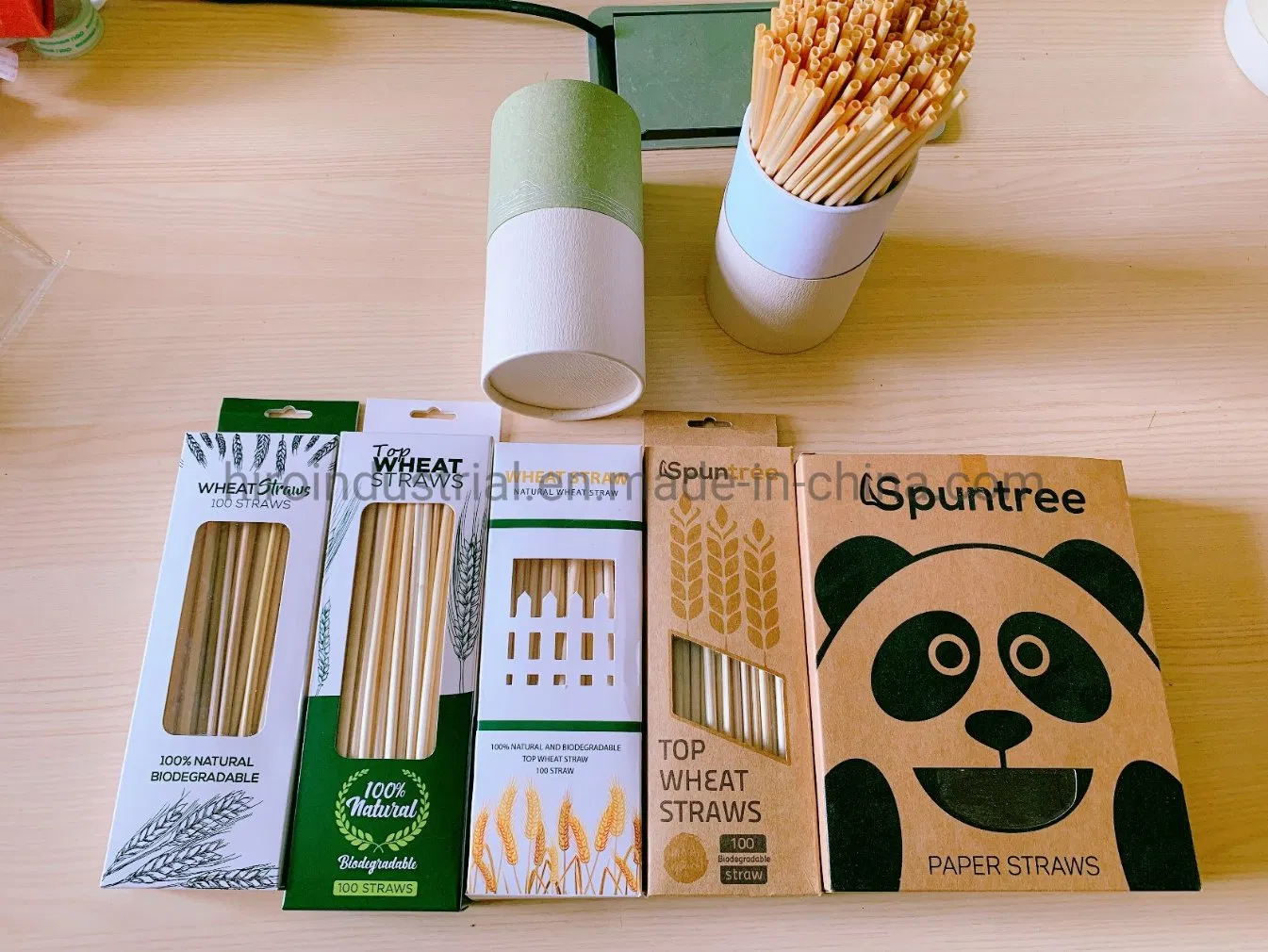 Eco-Friendly Wholesale 100% Organic Drinking Wheat Straws