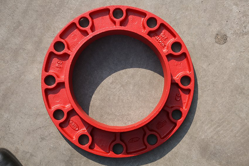 UL FM Grooved Ductile Iron Grooved Flange Adapter for Fire Sprinkler System