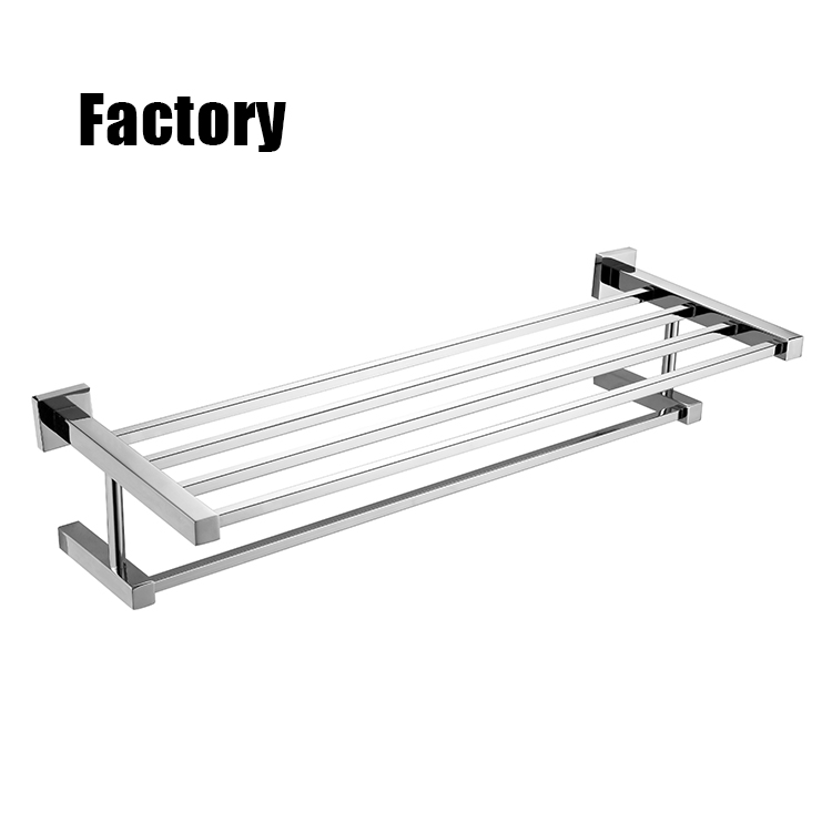 Double Layer Towel Rack for Bathroom Accessories Stainless Steel 304
