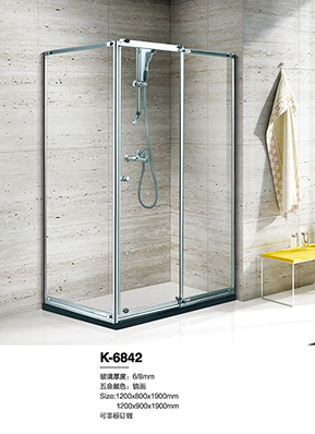 Bathroom Fitting Steam Cabin Sliding Door Tempered Glass Furniture Shower Room