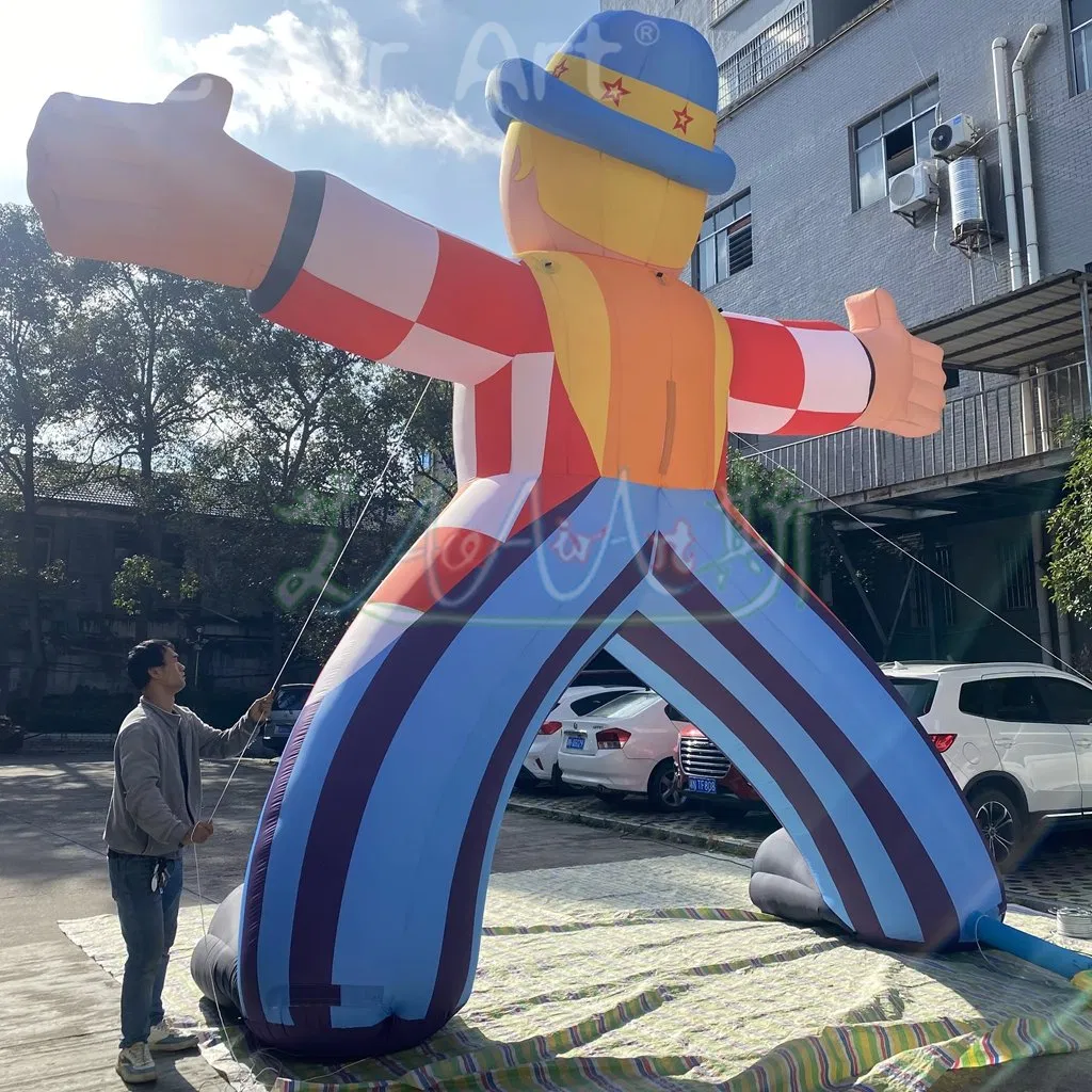 6mh Giant Inflatable Clown Air Blow Circus Joker Doll Theme Park Entertainment Event Party Decoration Kids Park Advertising