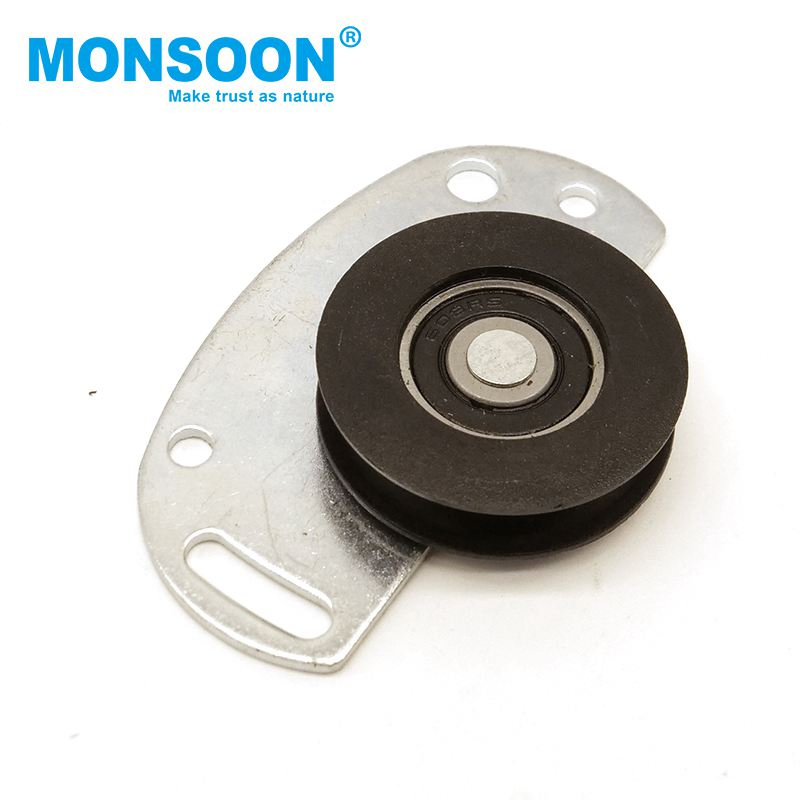 Wardrobe Closet Door Rollers Bottom Rubber Aluminum Track Wheel Steel Soft Closing Invisible Shower Sliding Door Rollers