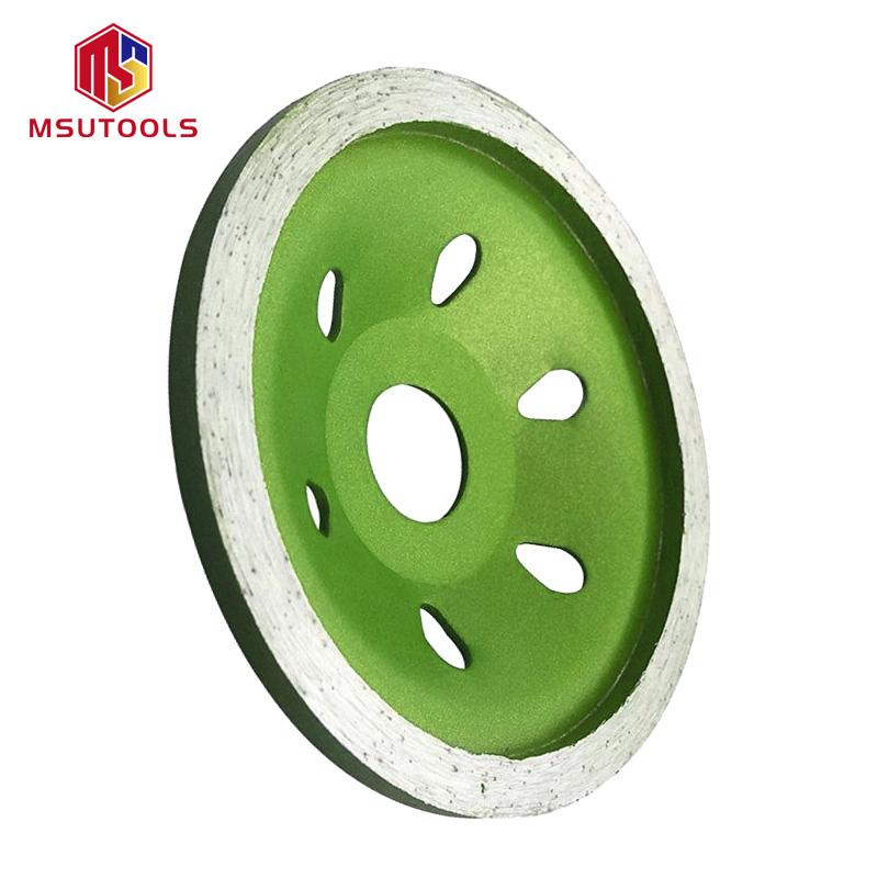 Msu High Hardness 4 Inch Turbo Rim Diamond Cup Wheels for Concrete and Stone Ceramics Marble Tile Grinding