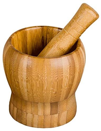 Multifunctional Wood Mortar and Pestle for Herb Spice Masher