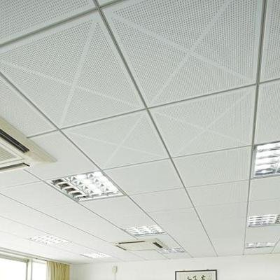 Decorative Acoustic Soud Proof Material Fiberglass Ceiling Tile