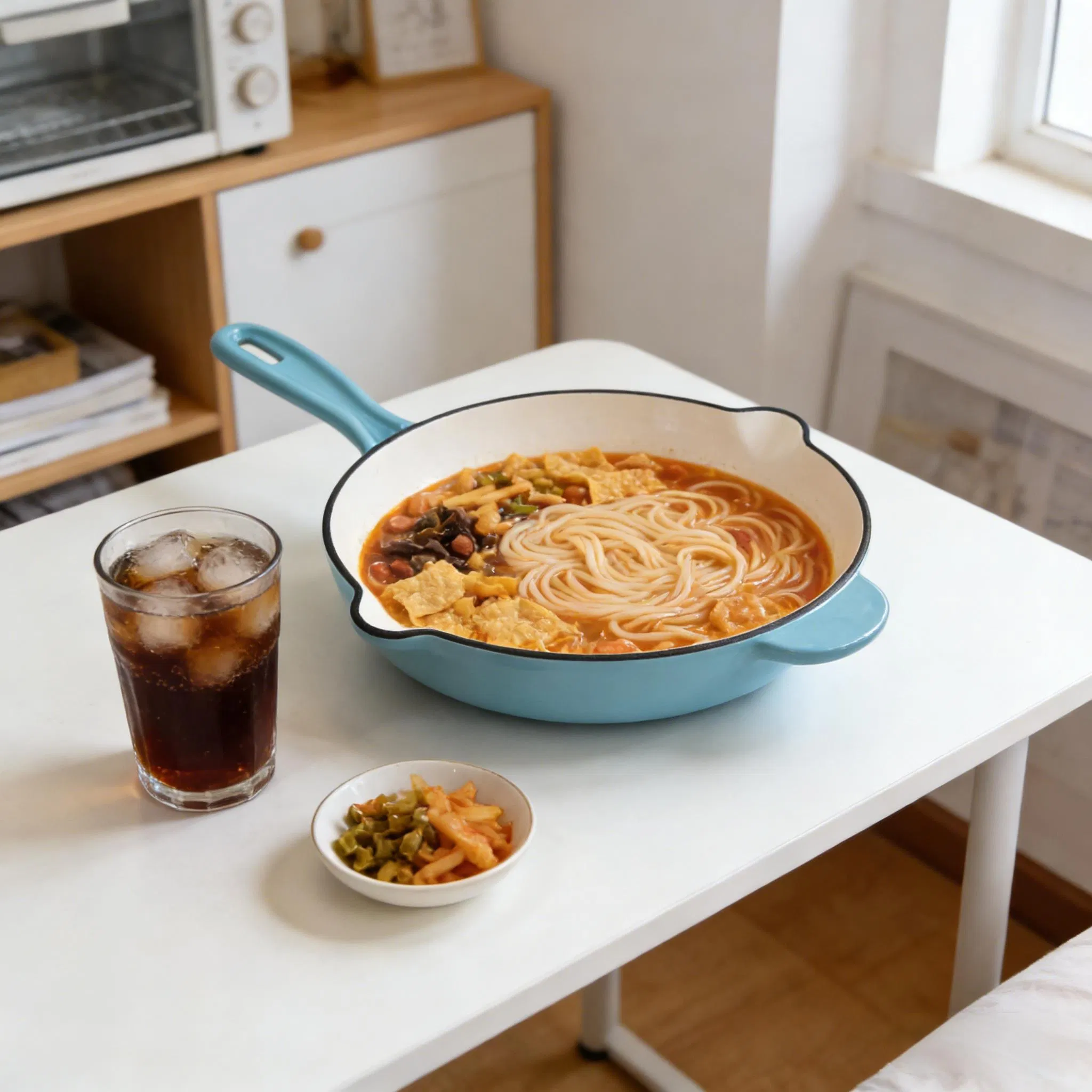 Cookwin Cast Iron Cookware Enamel Cast Iron Frying Pan Non Stick Cooking Pan Skillets