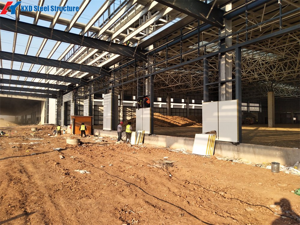 Prefabricated Farm Light Shed Structure Construction Steel Storage