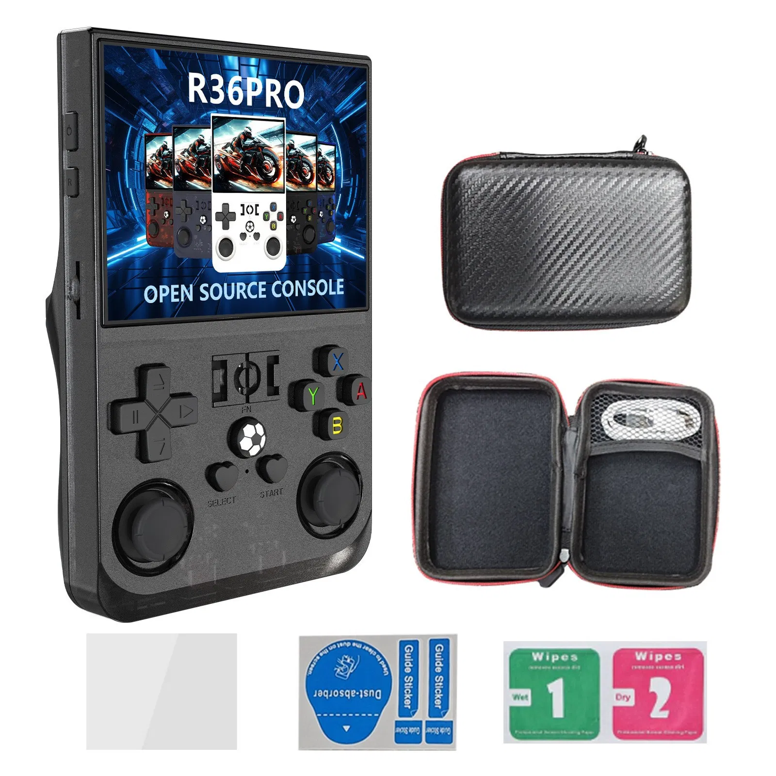 Портативная консоль R36 PRO Retro с 64G памяти
