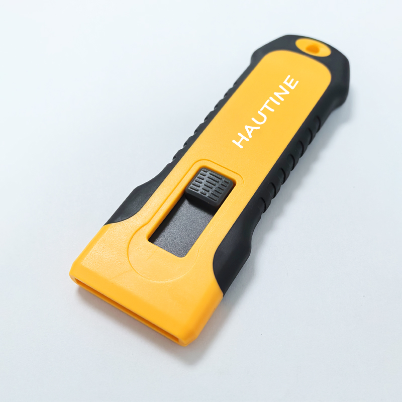Hautine Plastic Clean Scraper with 5 Metal Replacement Blade Car Scraper