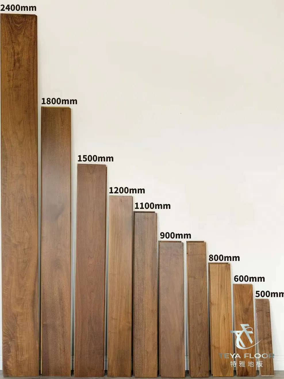 Black Natural Color Solid American Walnut Flooring with Different Grade