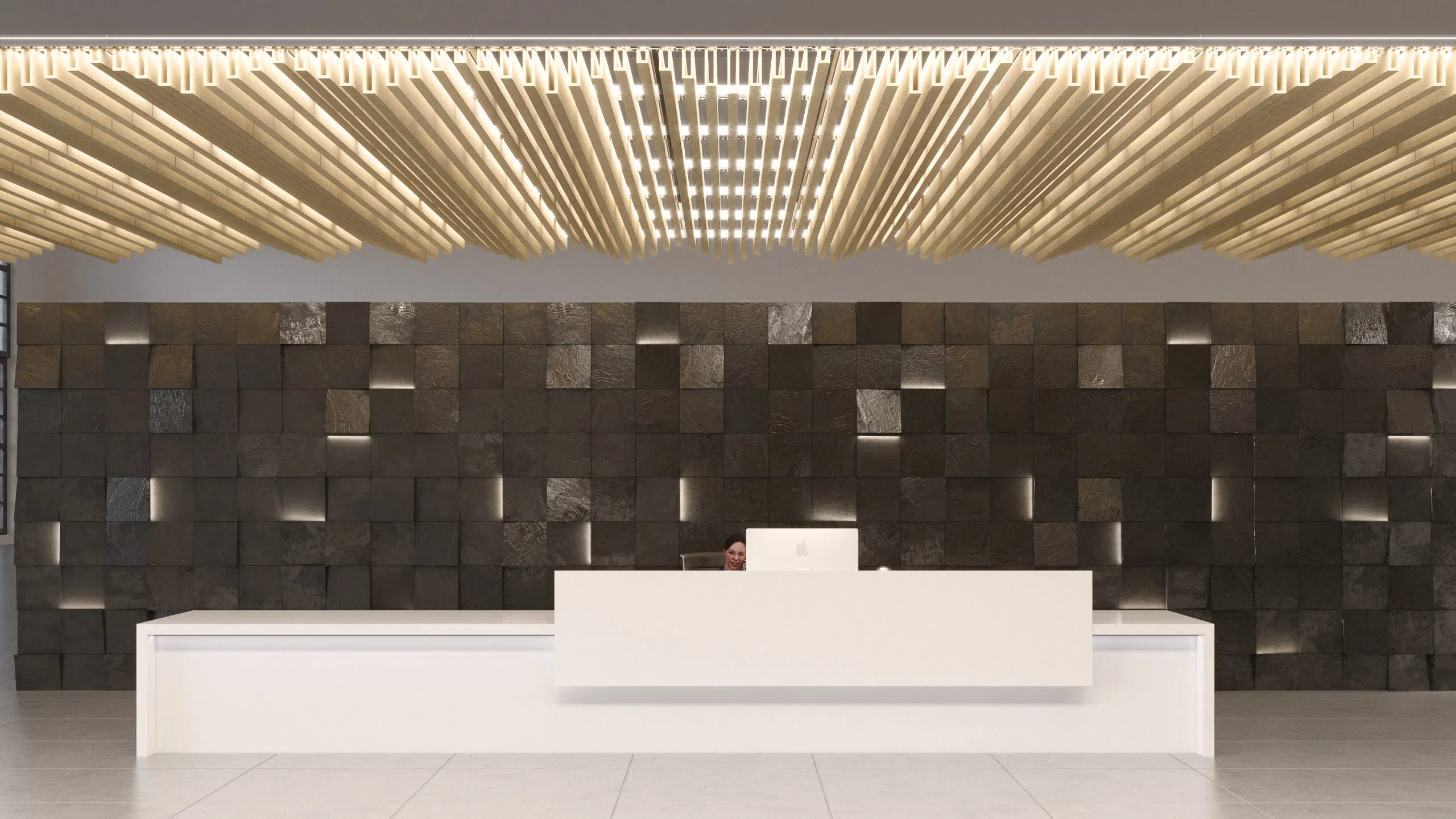 3D Wall Acoustic Diffuser Ceiling Board Sound Absorbing High Density Soundproof Panel