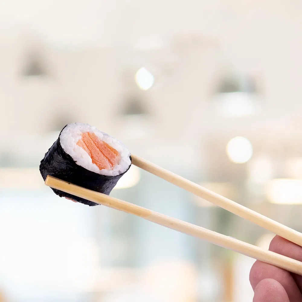 Natural Custom Disposable Bamboo Chopsticks 21cm, 24cm Japanese Chopsticks for Sushi