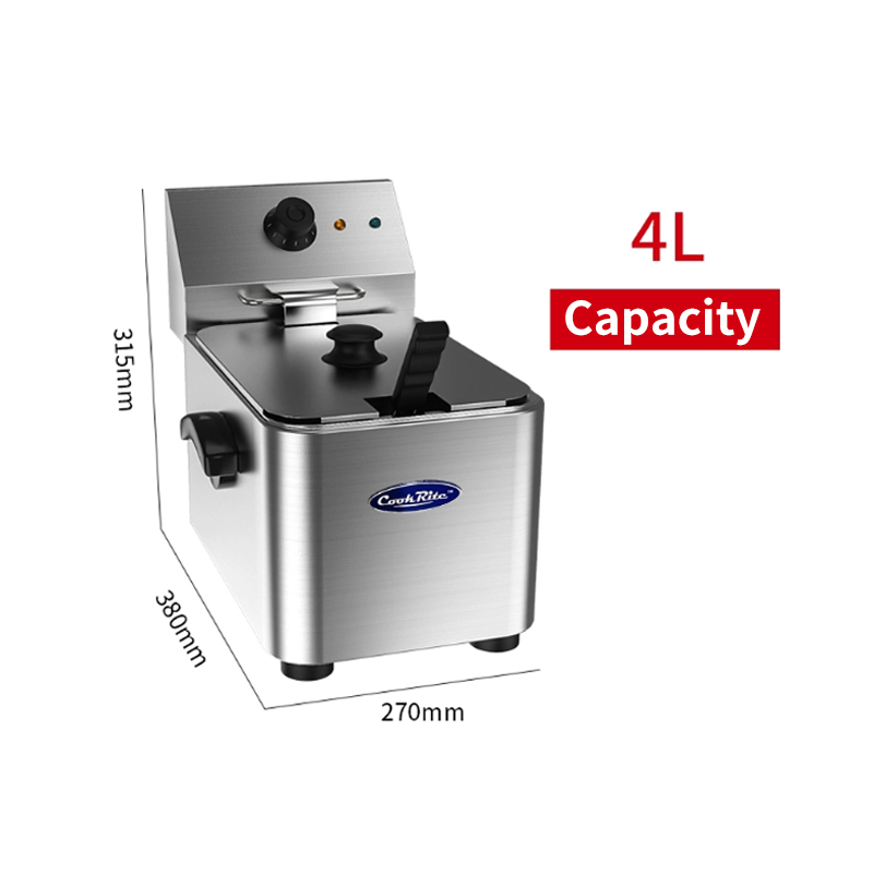 Industrial Kitchen Equipment Freestanding Electric Split Tank Turkey Chips Chicken Deep Fryer
