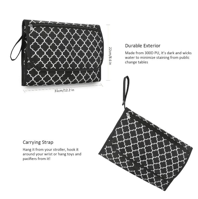 Portable Changing Pad for Newborn Girl & Boy - Baby Changing Pad