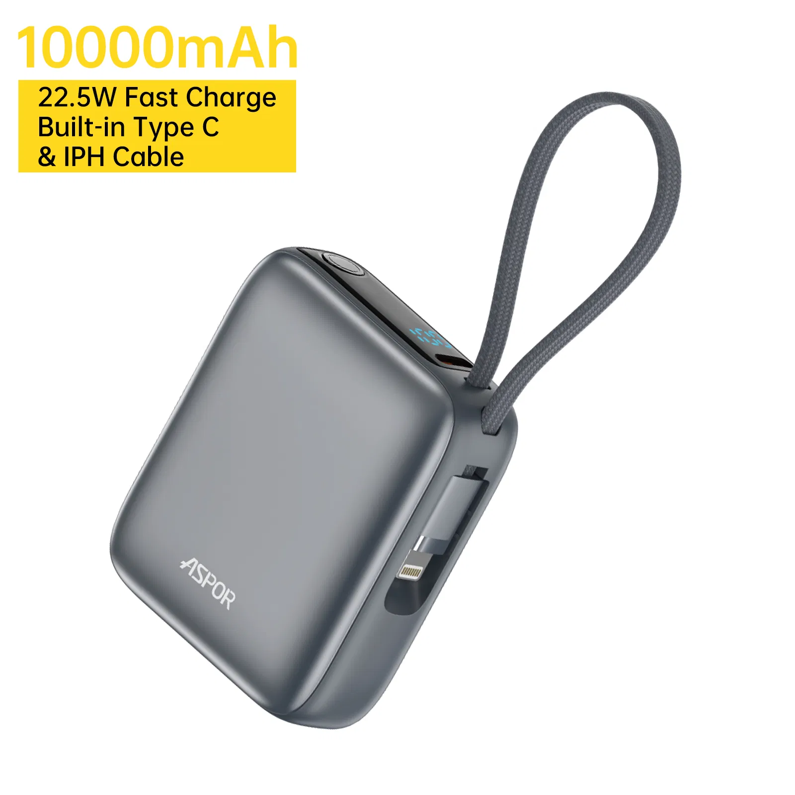 3c Certified Ultra-Slim 10000mAh Power Bank Super Fast Charging 22.5W A378/P29