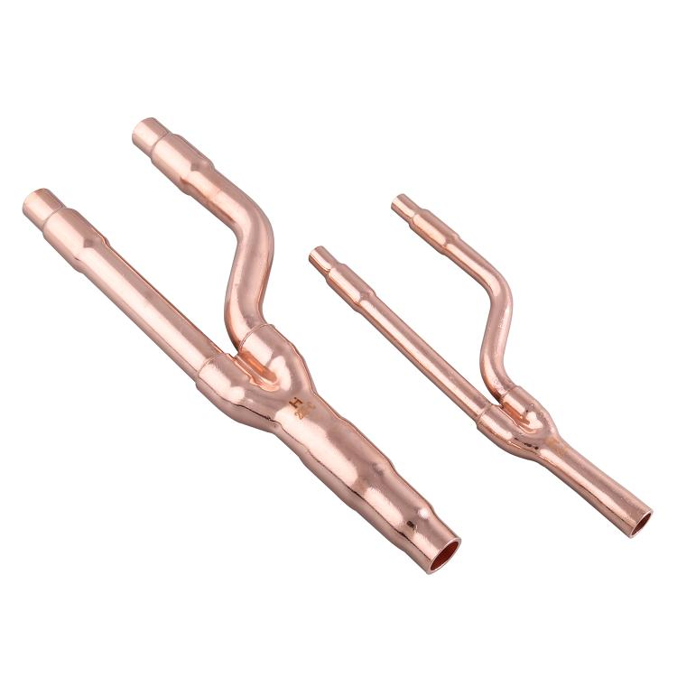 Hailiang Copper Branch Pipe with Y Joint and Welding Connection for Vrv A/C Systems