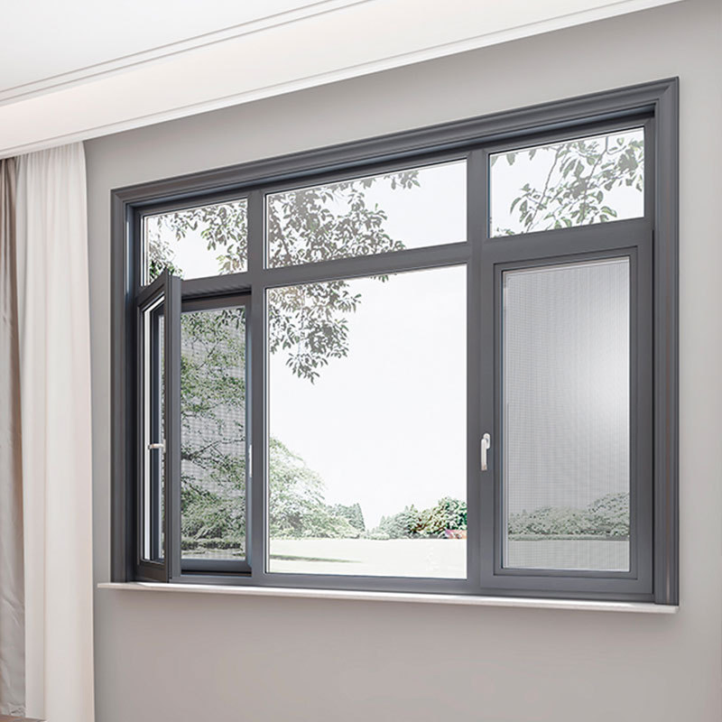 American Exterior Aluminium Profile PVC UPVC Invisible Screen Window Lock Profile Glass Door Hardware Window