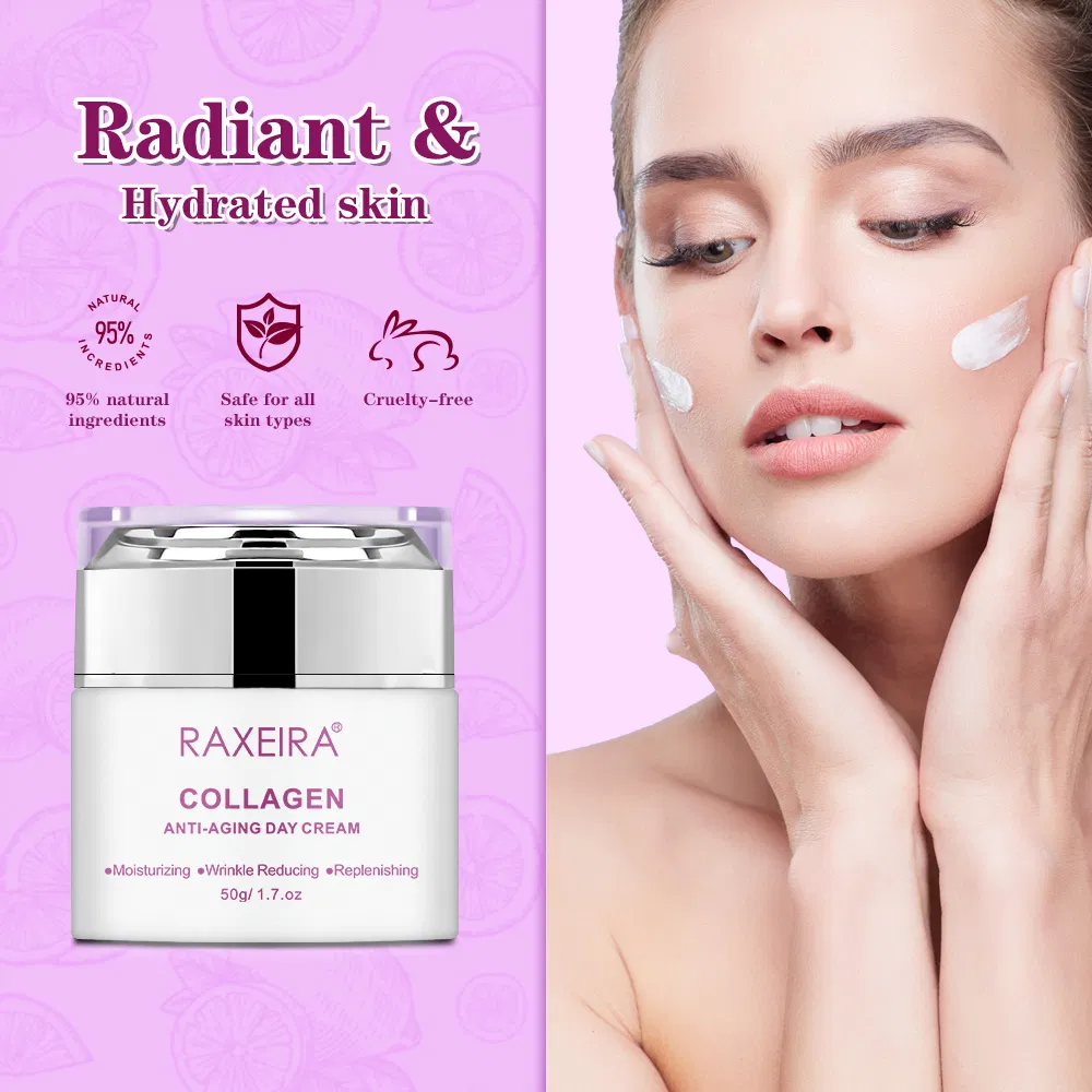 Whitening Day Cream for Freckle and Age Spot Reduction with Collagen