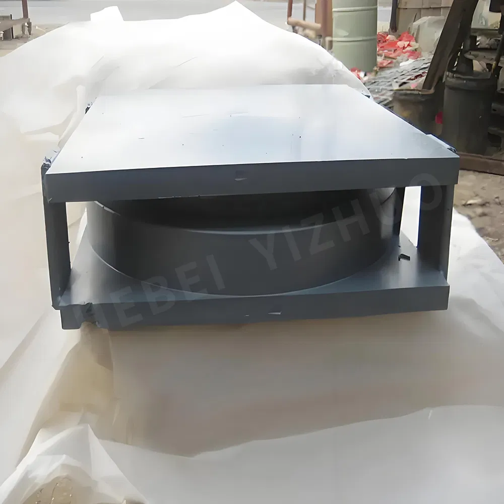 High Damping Stainless Steel Basin/Pot Rubber Bearing Seismic Isolation Base and Shock Absorber for Building Bridge