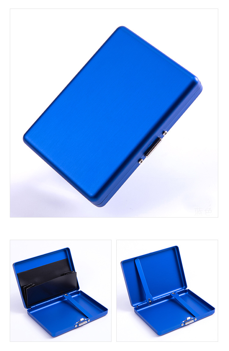 Ea222 Stainless Custom Cigarette Case Metal Small Box Luxury Stash Mini Hard Holder Credit Lash Waterproof Card Protector Cases