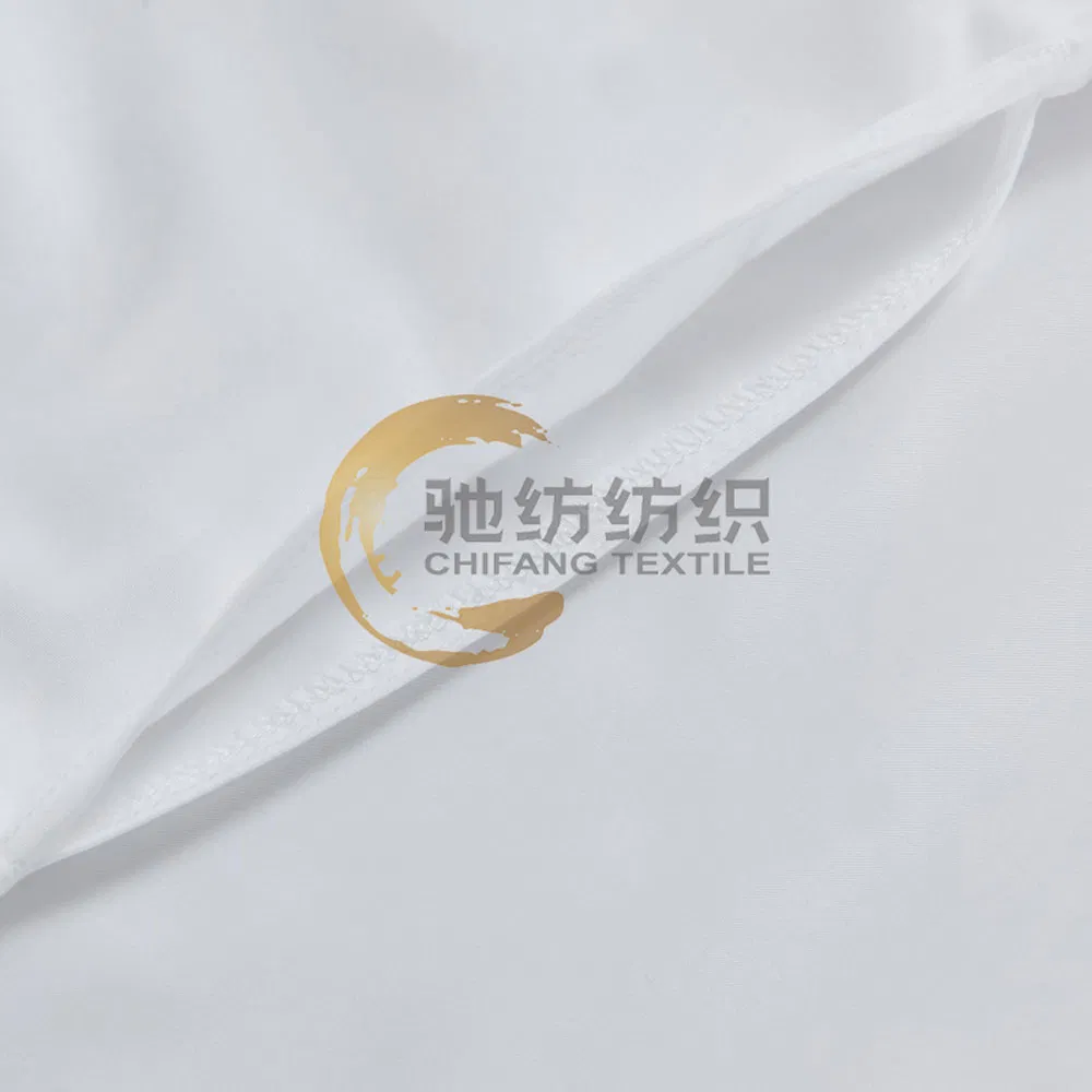 50%Cotton 50% Polyester Hotel Stripe Collection White Duvet Cover