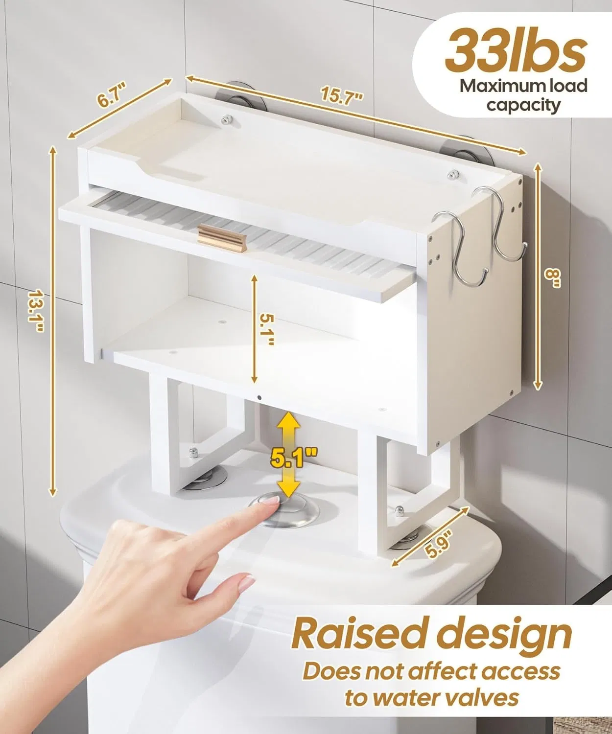 Bamboo Household Bathroom with Transparent Door Cover and Storage Rack