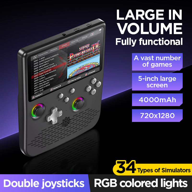 Портативная консоль H5 с Power Bank и 15000+ игр