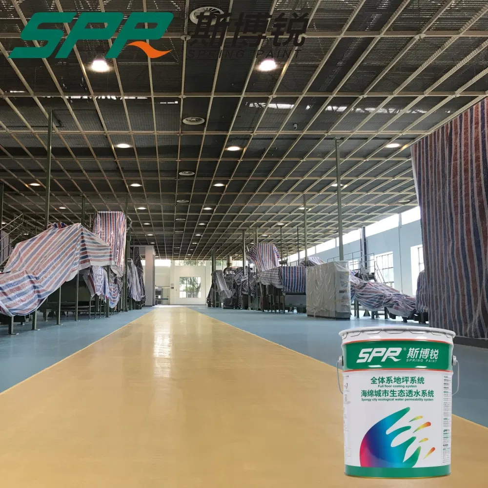 Seamless Dustproof Epoxy Resin Flat Coating Floor for Industries Production Industries