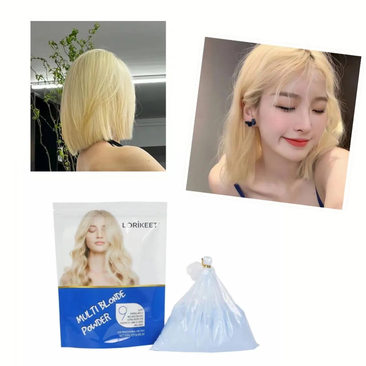 Selling High Quality White Hair Bleaching Powder Quick Blonde Natural and Organic Powder