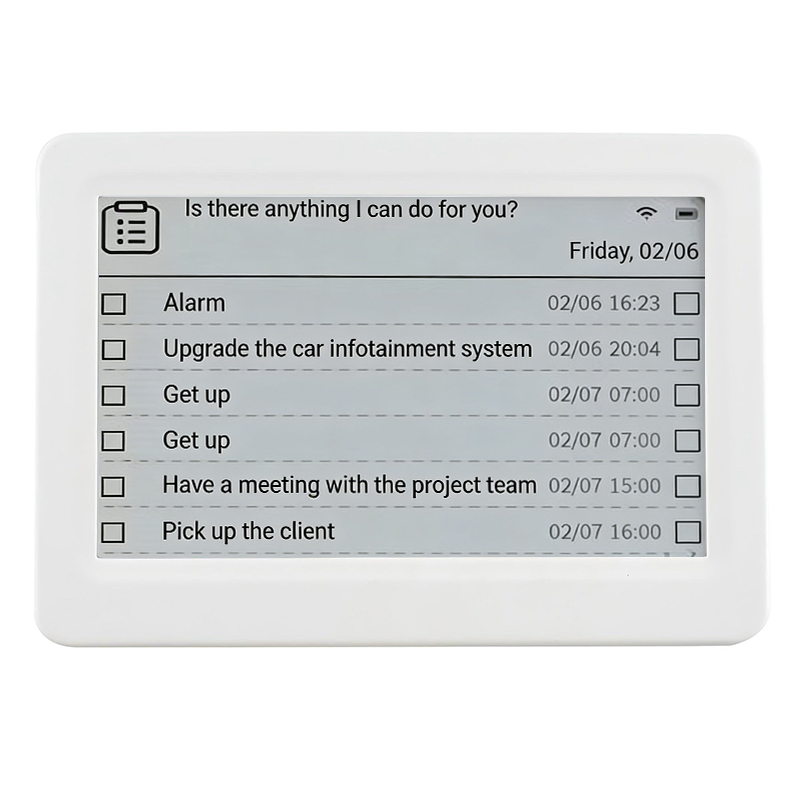 7.5 Inch E-Ink Display with Esp32-S3 NFC for Home Assistant Integration (Custom/OEM/ODM) Schedule Display Monitor