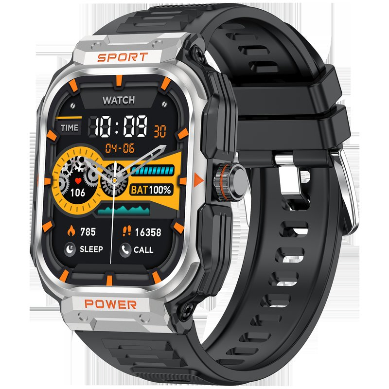 High Quality 2 in 1 Smartwatch with Built-in Earphones 2.01 Inch Screen Multi Sport Modes Health Tracker Smart Watch with Headset