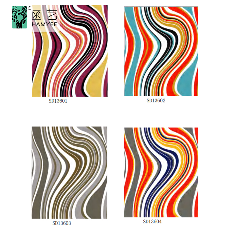 0.53*10m Luxury Waterproof Decorative Films PVC Waterproof Wallpaper for Walls