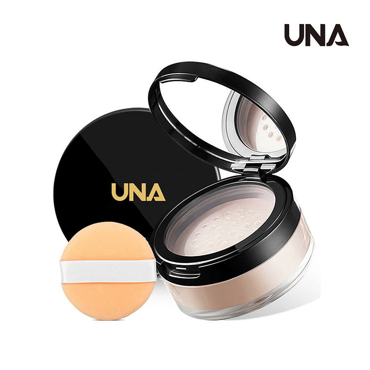 OEM ODM Private Label Long Lasting Oil Control Concealer Primer Face Makeup Setting Loose Powder with Puff