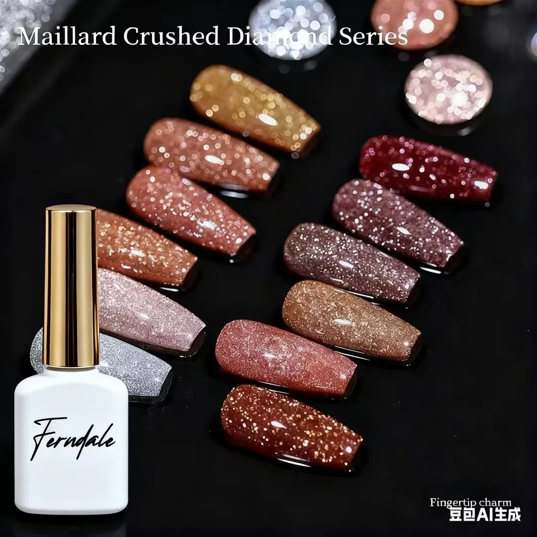 Reflective Disco Diamond Gel Nail Polish Collection Reflective Vernis UV Gel Polish