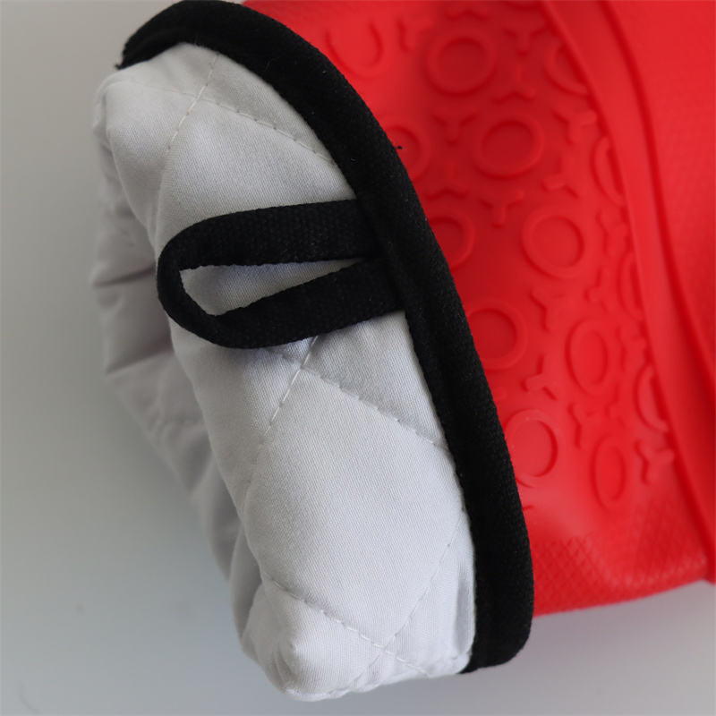 Heat Resistant BBQ Gloves Silicone Waterproof Oven Mitts for Kitchen Baking