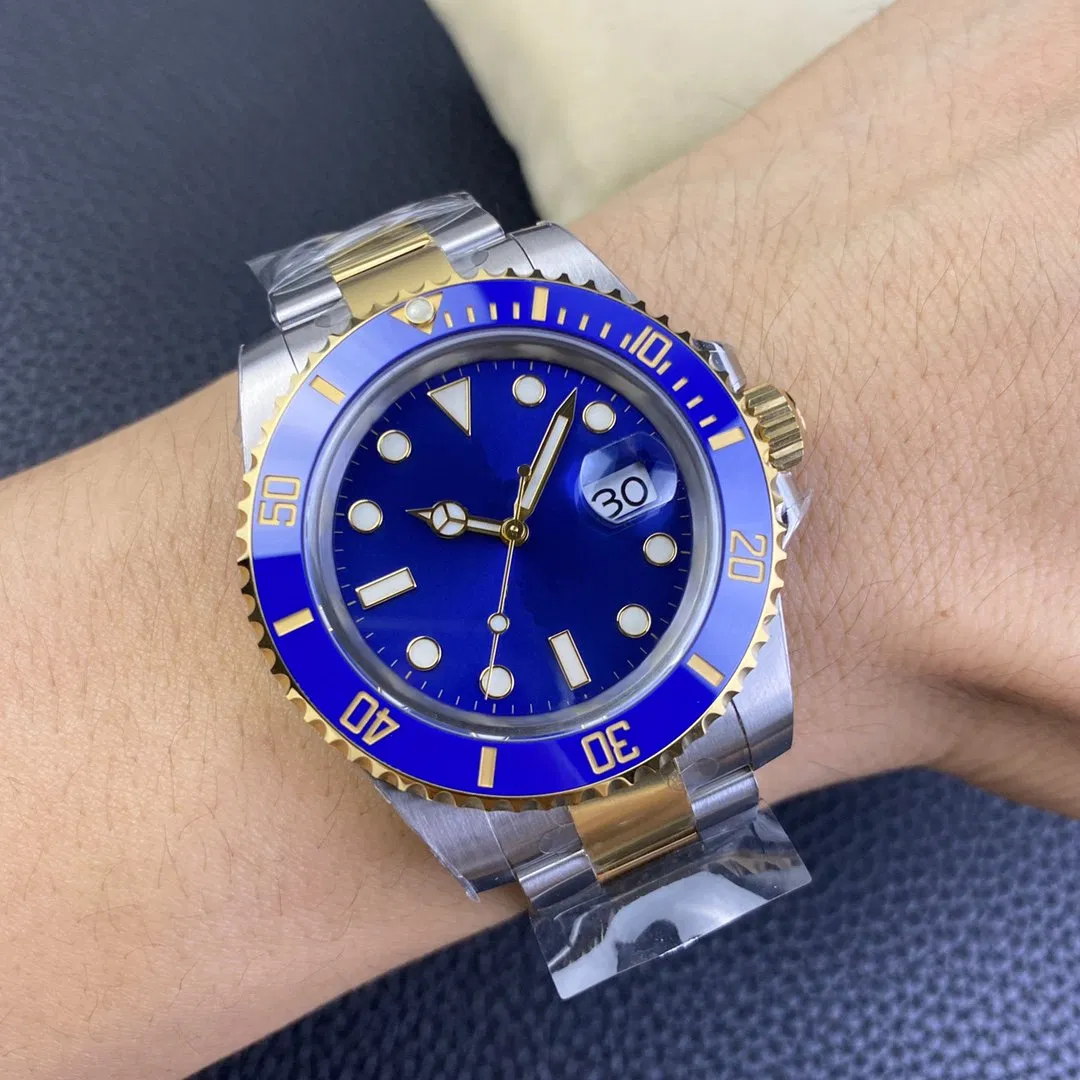 Clean Factory Watch 40mm 3135 Movement Green Sub Luxury Top Watch Men's Automatic Mechanical 116613lb-97203 Diving Luminous Aaaaa