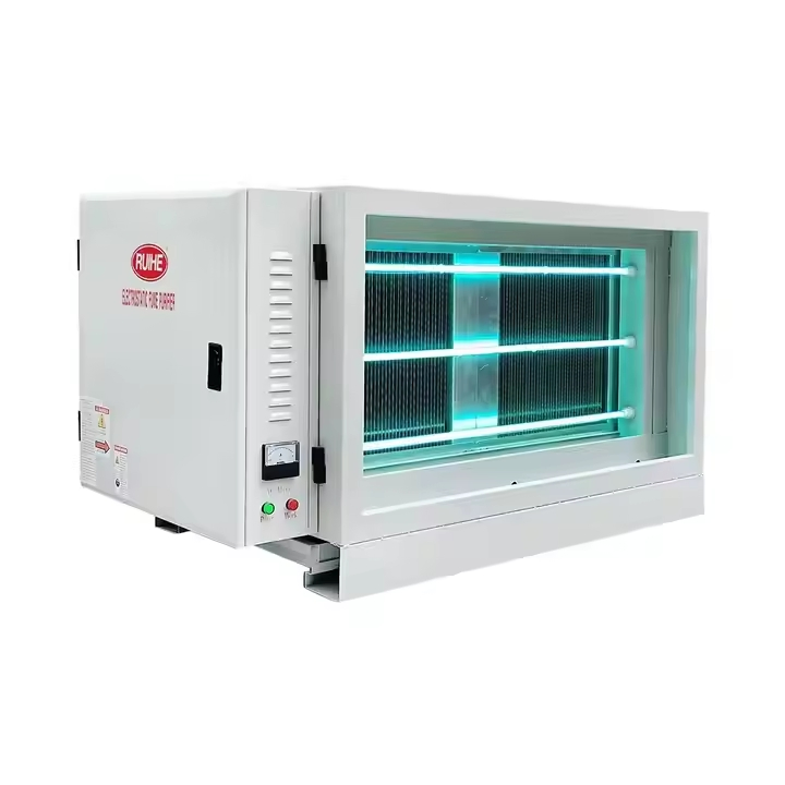 Electrostatic Precipitator Integrated with Electrostatic Air Filter and Fume Purifier