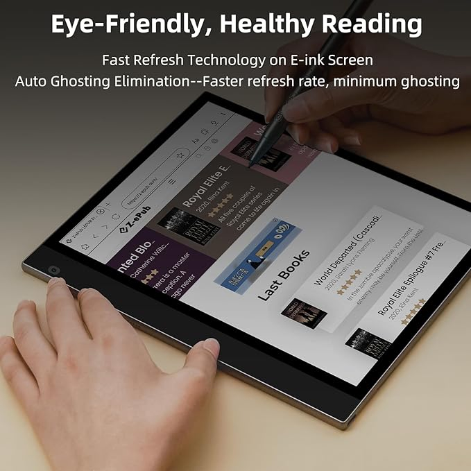 Full Color Continuous Reading Without Power E-Ink Ebook Reader