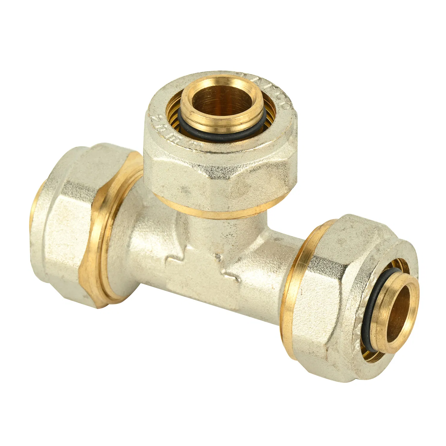 Brass Pex Compression Fitting Socket Coupling 16-32mm