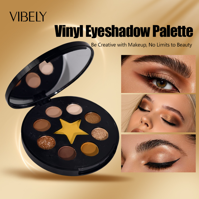 9 Color Waterproof Sweat-Proof Pigmented Shimmer Matte Eye Shadow Palette