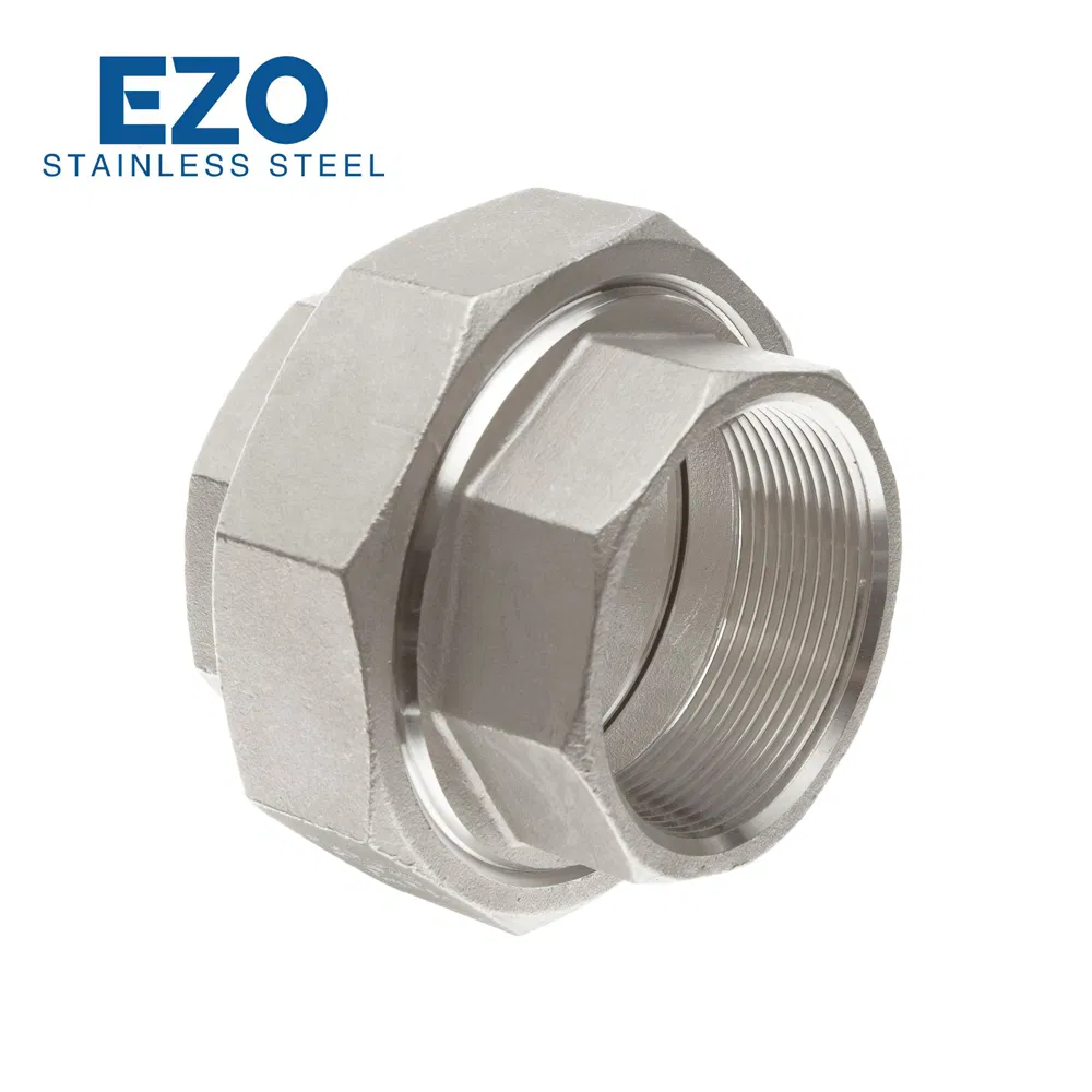 Stainless Steel Industrial High-Temperature M/F BSPT Thread Union for Pipeline