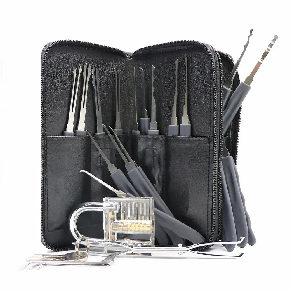 Wholesale 24 PCS 301 Stainless Steel Training Locksmith Pick Set