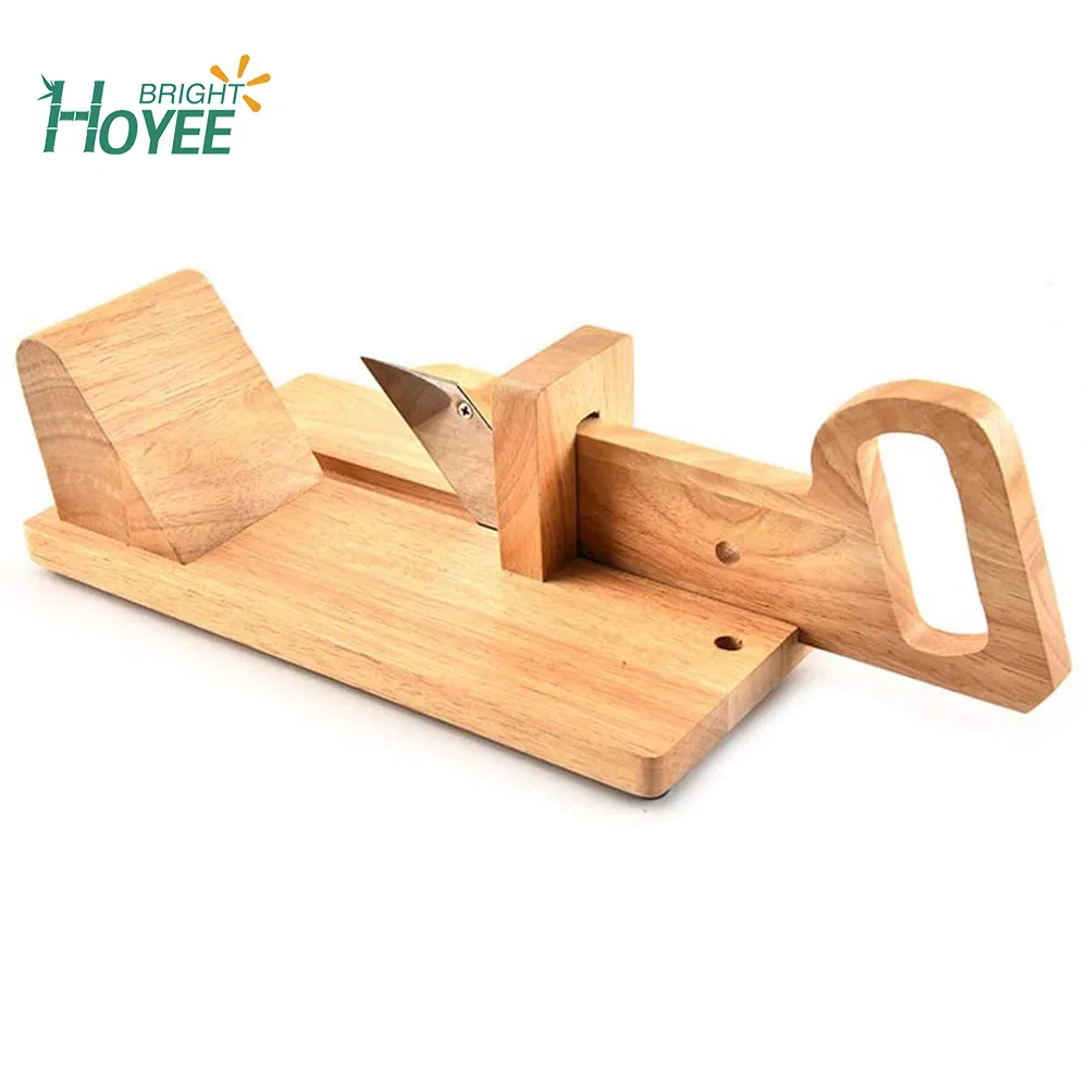 Sausage-Slicer Sausage Wooden Cut Pine Food Cutter Manual Push-Pull Ham Cut