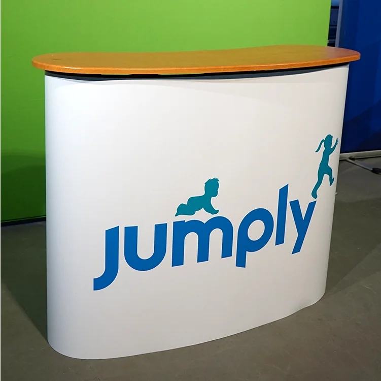 Reception Desk Portable Aluminum Trade Show Promotion Counter