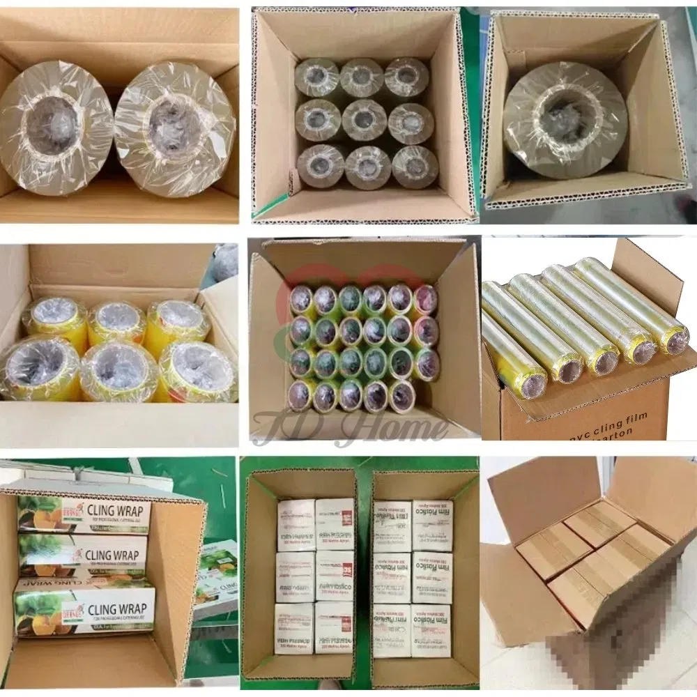 Attractive Price Clear PVC Cling Film for Food Household with FDA 300mmx600m