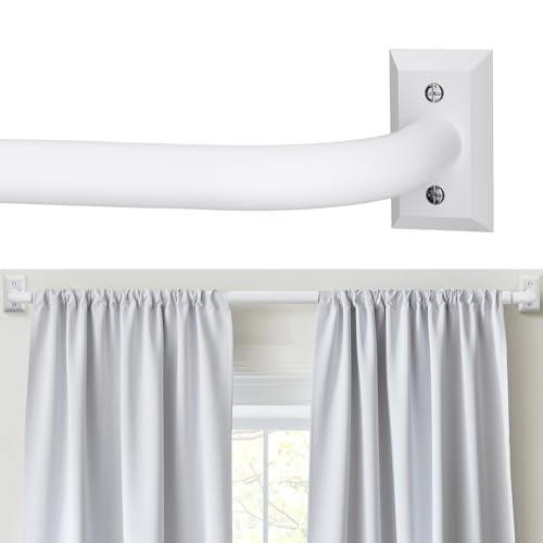 Hot Selling Single Blackout Adjustable Curtain Rod Curtain Corner Bend Metal