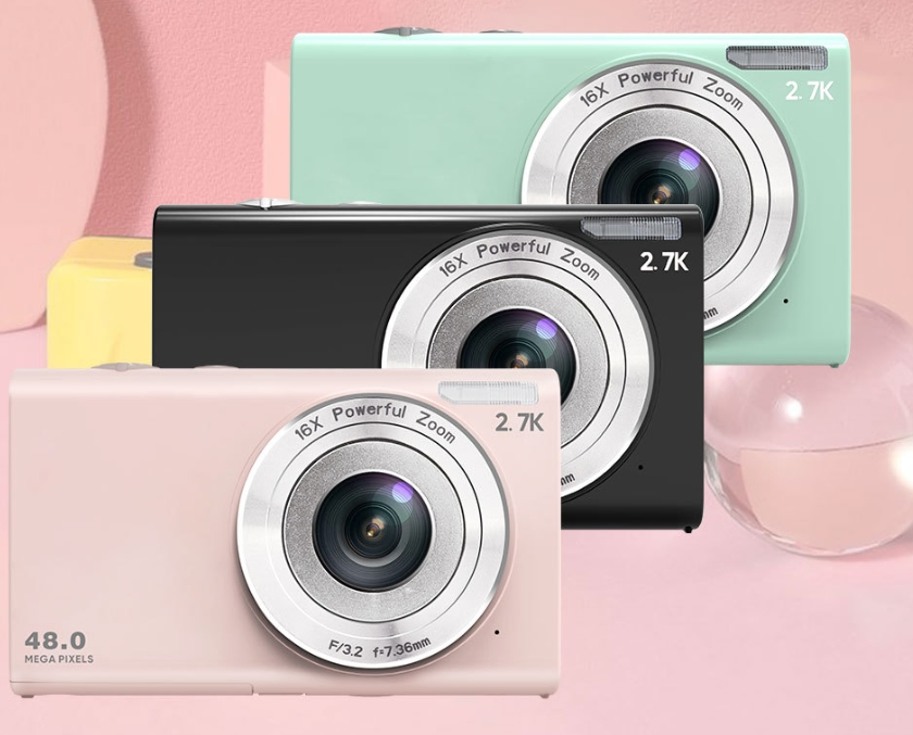 Factory High Quality Portable HD Digital Camera Children Selfie Digital Camera Kids Mini Photography Video Camera Wholesale