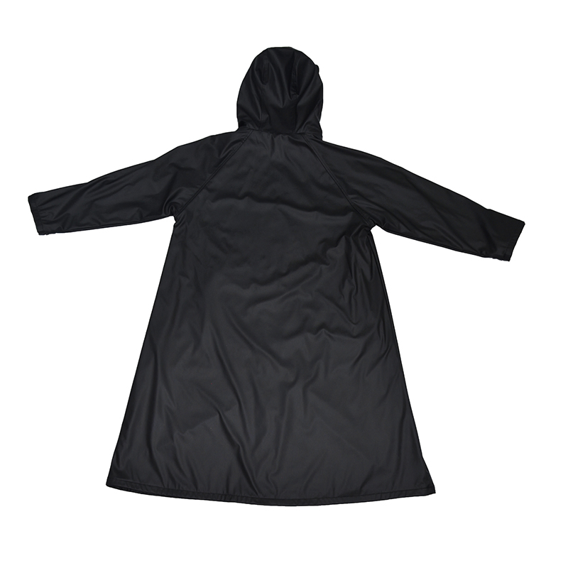 Outdoor Fashion PU Popular Raincoat Jacket